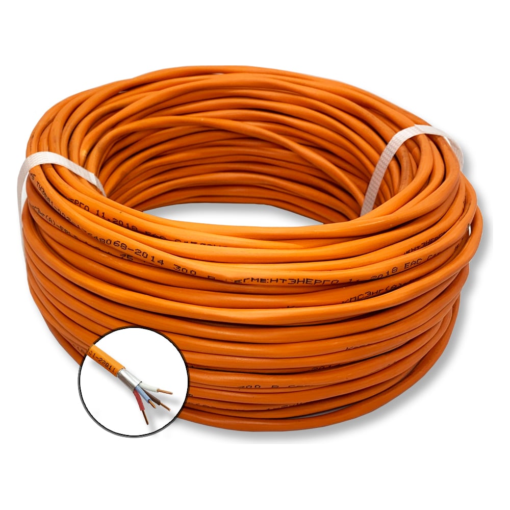 Огнестойкий кабель ПРОВОДНИК кпсэснг(a)-frhf 2x2х0.75 мм2, 150м ...