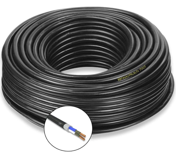 Силовой кабель ПРОВОДНИК ввгнг(a)-frlsltx 2x2.5 мм2, 100м OZ233562L100 1