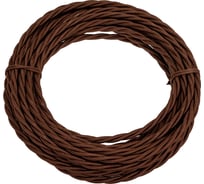Витой провод iTOK Ретро, ПВХ, ПуГВнг(А)-LS 3x2,5, ГОСТ, шоколад (10 метров) GE70152-17 i-KPP-PUGVNG-LS-RETRO-325-10-CH