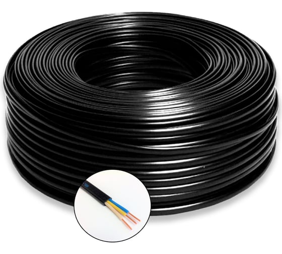 Электрический кабель ввг-пнг(a)-ls ПРОВОДНИК 3x6 мм2, 10м OZ62215L10