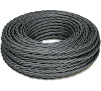 Монтажный витой провод МЕЗОНИНЪ ПВХ 3x2,5мм, цвет - графит (бухта 5м) GE70104-38