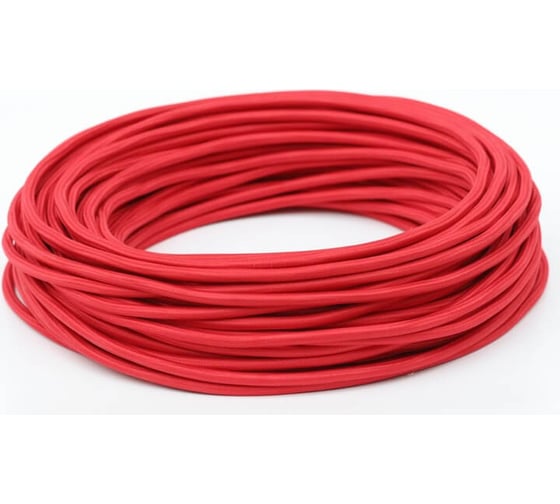 Круглый провод МЕЗОНИНЪ ПВХ 2x0,75, цвет- красный (катушка 90м) GE70160-06-R90
