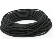 Круглый провод МЕЗОНИНЪ ПВХ 2x0,75, цвет- черный (катушка 90м) GE70160-05-R90