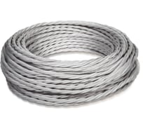 Монтажный витой провод МЕЗОНИНЪ ПВХ 2x2,5мм, цвет - титан (бухта 10м) GE70112-37