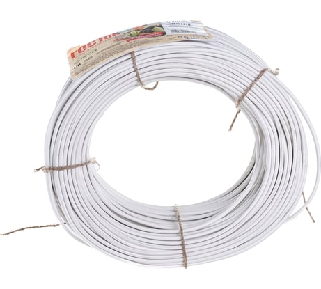 Провод ШВВП 2 х 0.5 белый 100м ГОСТок ГТ0976