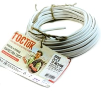 Провод ПУНП 2х1.5 белый 10м ГОСТок ГТ0918