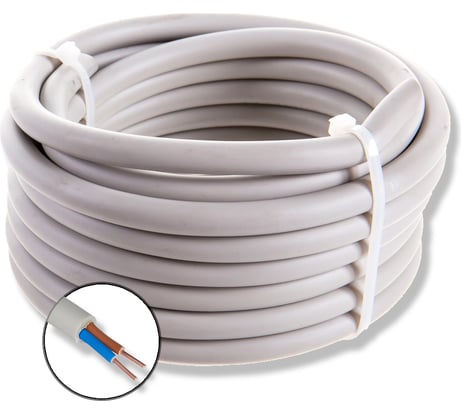 Силовой круглый кабель ПРОВОДНИК nym 2x1.5 мм2, 10м OZ64840L10