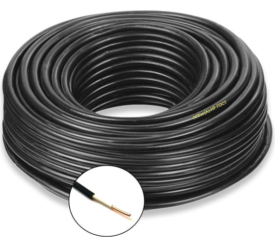 Силовой кабель ПРОВОДНИК ппгнг(a)-hf 1x6 мм2, 100м OZ226953L100