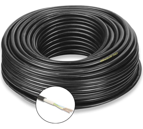 Силовой кабель ПРОВОДНИК ппгнг(a)-hf 3x1.5 мм2, 50м OZ100841L50