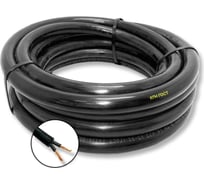 Гибкий негорючий кабель ПРОВОДНИК кгн 2x1.5 мм2, 15м OZ243339L15