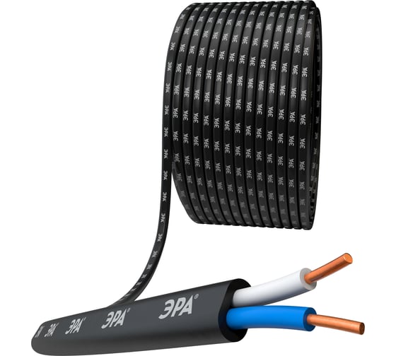 Кабель ЭРА ВВГПнг(А)LS 2x2,5 мм2 100м Б0058788