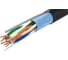 Витая пара Ripo ftp4cat5e 24awg cu (outdoor) с одножильным тросом, черный, (25м) 001-122025-25 1