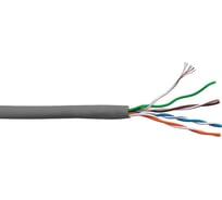 Патч-кордовый кабель UTP LANMASTER 4 пары, Кат. 5e, LSZH, серый, 305м, LAN-5EUTP-PT-LSZH-GY