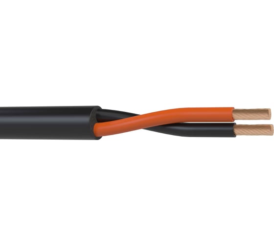 Акустический кабель Wize WSC12100FL 100 м, 12 AWG FRNC/LSZH, 4 мм2, диаметр 12мм, медь, 56x0,30мм, черный, бухта 139512 1