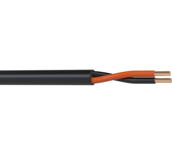 Акустический кабель Wize WSC13200CCA 200 м, 13 AWG ССА, 2.5 мм2, диаметр 9.8мм, омедненный алюминий 49x0.25 мм, черный, бухта 139499
