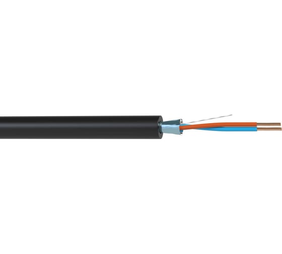 Балансный микрофонный кабель Wize WMC24200P 200 м, 24 AWG, 0.22 мм2, диаметр 3.8 мм, экран, медь, 7x0.20 мм, черный, бухта 139467