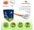 Кабель ООО ТайгаКабель TaigaKabel U/UTP, cat 5е, LSZH, 4x2х0,51, Cu, Solid, INDOOR, RC, Оранжевый, 100м 00000347 2