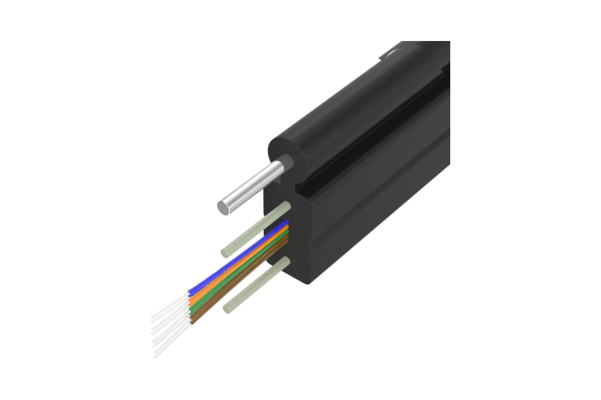 Волоконно-оптический кабель SUPRLAN ВО FTTH-2SR+SR-8-G.657.A1 1000м  02-0161-2 - выгодная цена, отзывы, характеристики, фото - купить в Москве и  РФ