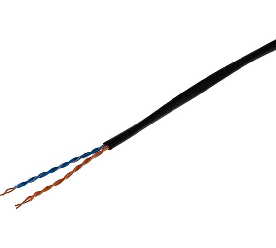 Сетевой интернет кабель витая пара SUPRLAN медный Standard UTP Cat.5e 2x2xAWG24 Cu PE внешний 500м 01-0220-1