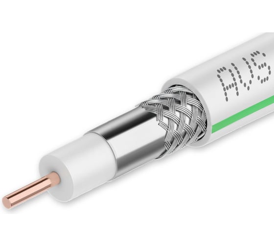 Кабель Ripo Sat-703e avs electronics 10m, в комплекте разъем штекер f rg-6 резьбовой-2шт 001-222001/10-1