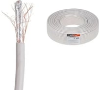 Коаксиальный кабель ЮПИТЕР RG-6 Cu/Al/Cu 48% 75 Ом 100 м JP3051