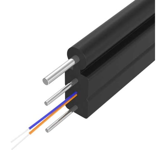Кабель волоконно-оптический SUPRLAN 2 волокна ВО FTTH-2SR+SR-2-G.657.A1 1000м 02-0159-2
