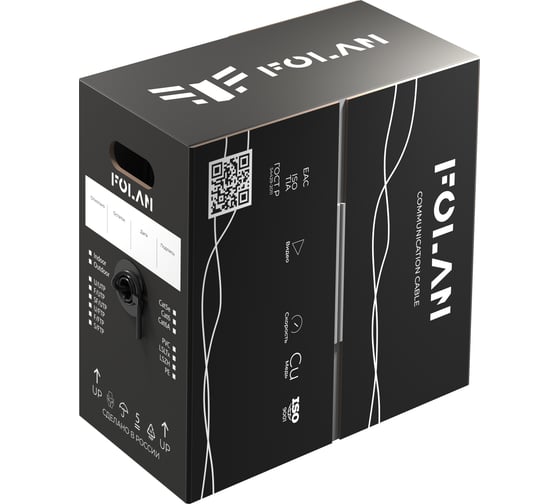 Кабель Folan F/UTP Cat5e PE 4х2х0,52 305 м FU42052PE