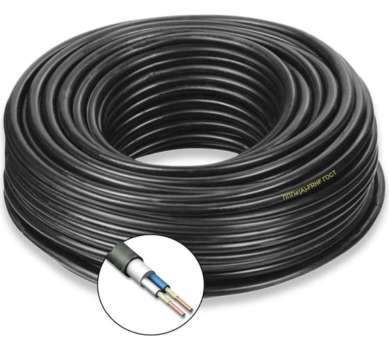Силовой кабель ПРОВОДНИК ППГнг(A)-FRHF 2x4 мм2, 20м OZ227061L20 1
