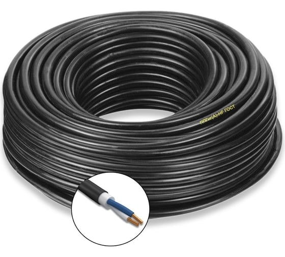 Силовой кабель ПРОВОДНИК ППГнг(A)-HF 2x6 мм2, 2м OZ226969L2