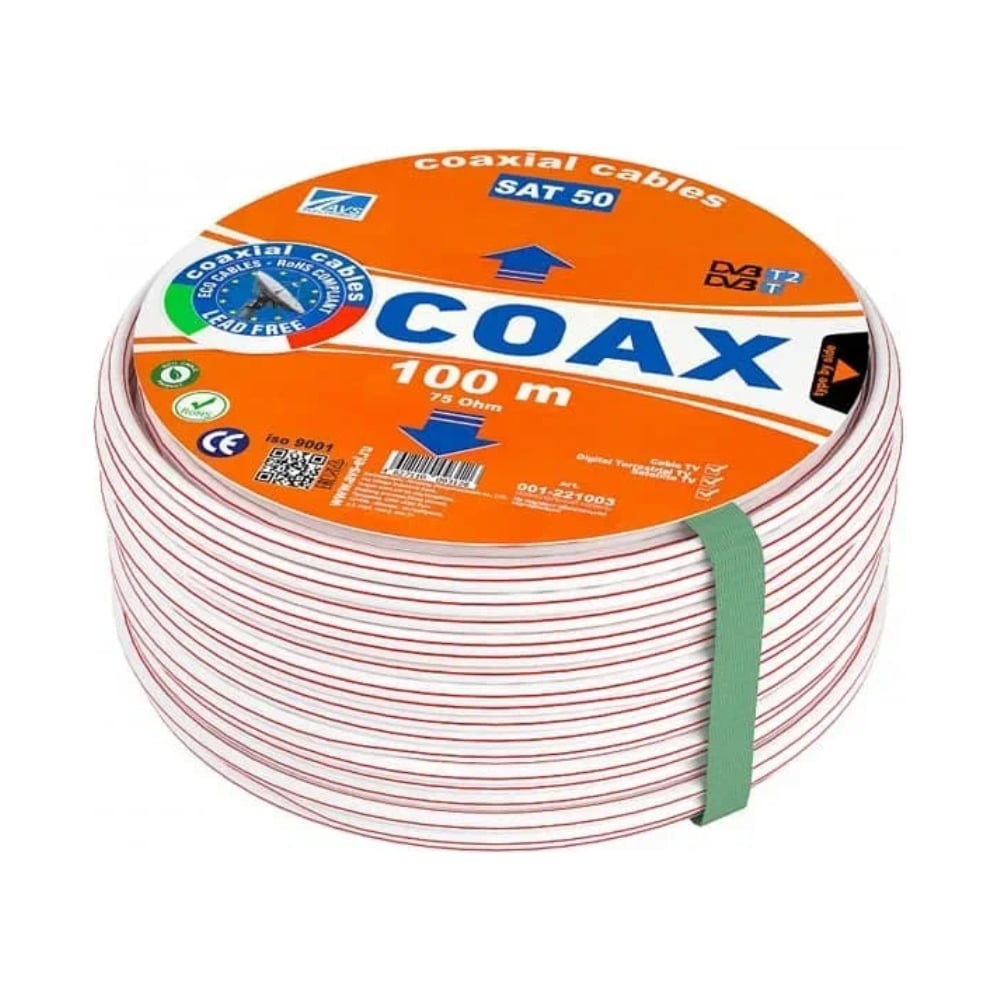 Коаксиальный кабель Ripo sat 50 avs electronics (10m)new 001-221003/10 ...
