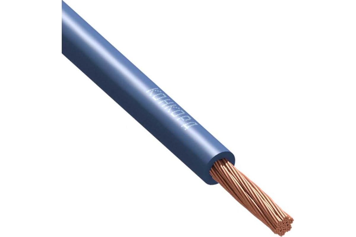 Провод ООО Конкорд ПуГВнг(А)-LS 1x6 (син) (100) 1037 - выгодная цена ...