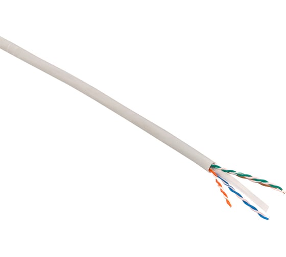 Кабель витая пара EKF TERACOM pro cat.6 u/utp 4 пары solid 23awg оболочка lszh нг(а)-hf, цвет серый, упаковка 305м TRP-6UTP-04LSH-GY-IN3