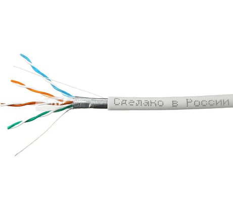 Кабель SkyNet Premium FTPнг(А)-LSLТx 4x2x0.51, медный, FLUKE TEST, кат.5e, однож., 305м, box, белый, CSP-FTP-LSLTx-4-CU