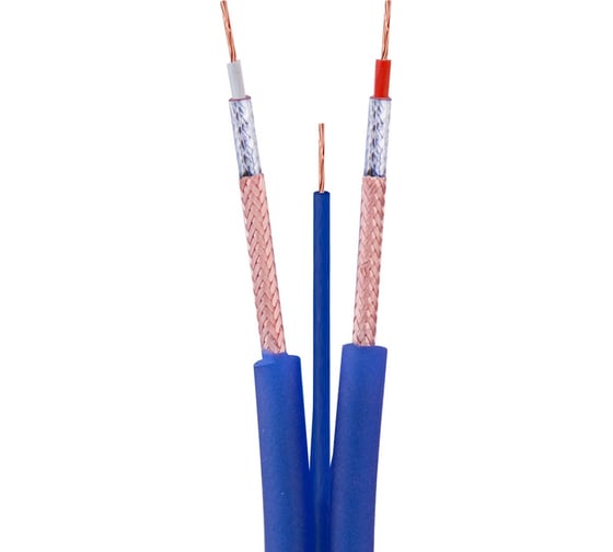 Межблочный кабель Belsis тройной экран+rem, диаметр 2x6 мм, 50м SOFT BW7723 SOFT