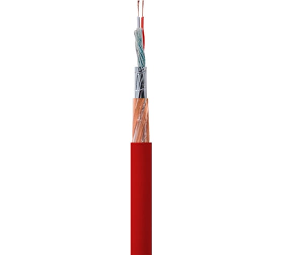 Микрофонный кабель Belsis 2 жилы d=6мм, красный, 100 м BW7822 1