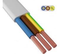 Шнур iTOK шввп 3x0,75 гост белый (100 метров) i-KPP-SHVVP-3075-100-W