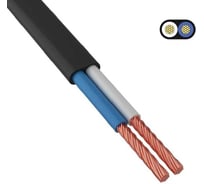 Шнур iTOK шввп 2x0,5 гост черный (100 метров) i-KPP-SHVVP-205-100-B