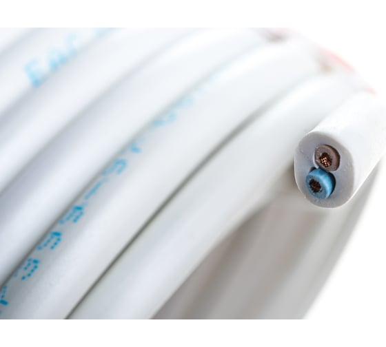 Провод REXANT ПВС 2x0,75 кв.мм, 10 м, ГОСТ 7399-97 01-8030-10