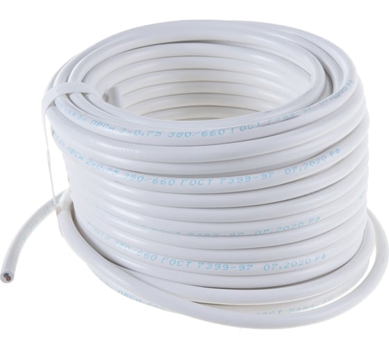 Провод REXANT ПВС 2x0,75 кв.мм, 20 м, ГОСТ 7399-97 01-8030-20