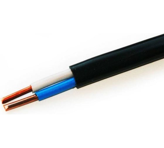 Медный плоский кабель ВВГнг(а)-ls КДДС 2x1,5 (100 м) ГОСТ УТ-00000680