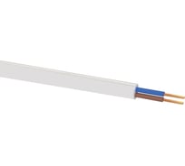 Шнур TDM ELECTRIC ШВВП 2x0,75 ГОСТ на катушке 200 м, белый SQ0120-0081