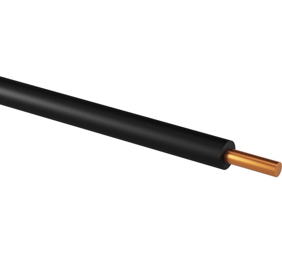 Провод TDM ПуВнг(А)-LS 1x6 ГОСТ, на катушке 300 м, черный SQ0124-0108