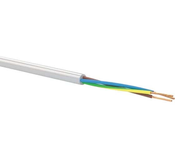 Провод TDM ПВС 3x4 ГОСТ, на катушке 50 м, белый SQ0118-0405