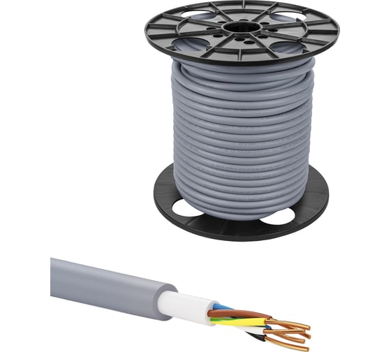 Кабель TDM ELECTRIC NYM-J 5x2.5-0.66, на катушке 50 м SQ0121-0145 1