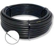 Установочный провод ПРОВОДНИК пав 1x4 мм2 черный, 50м OZ251807L50