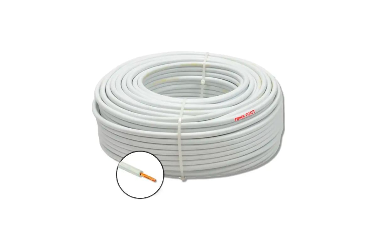 Термостойкий провод ПРОВОДНИК прка 1x6 мм2, 20м OZ443783L20 - выгодная ...