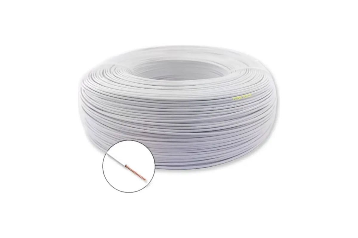 Автомобильный провод ПРОВОДНИК ПГВА 1x1.5 мм2 Белый, 1м OZ480639L1 ...