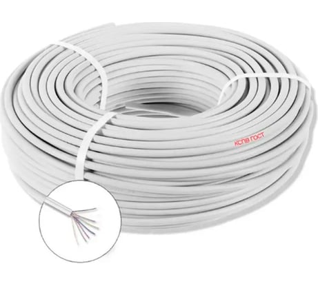 Кабель для пожарной и охранной сигнализации ПРОВОДНИК кспв 8x0.5 мм2, 200м OZ67839L200