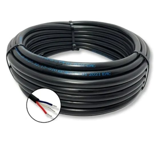 Монтажный кабель мкшнг(a)-ls ПРОВОДНИК 3x0.75 мм2, 10м OZ115656L10 1