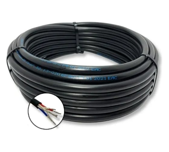 Монтажный кабель мкшнг(a)-ls ПРОВОДНИК 7x0.5 мм2, 15м OZ265104L15 1